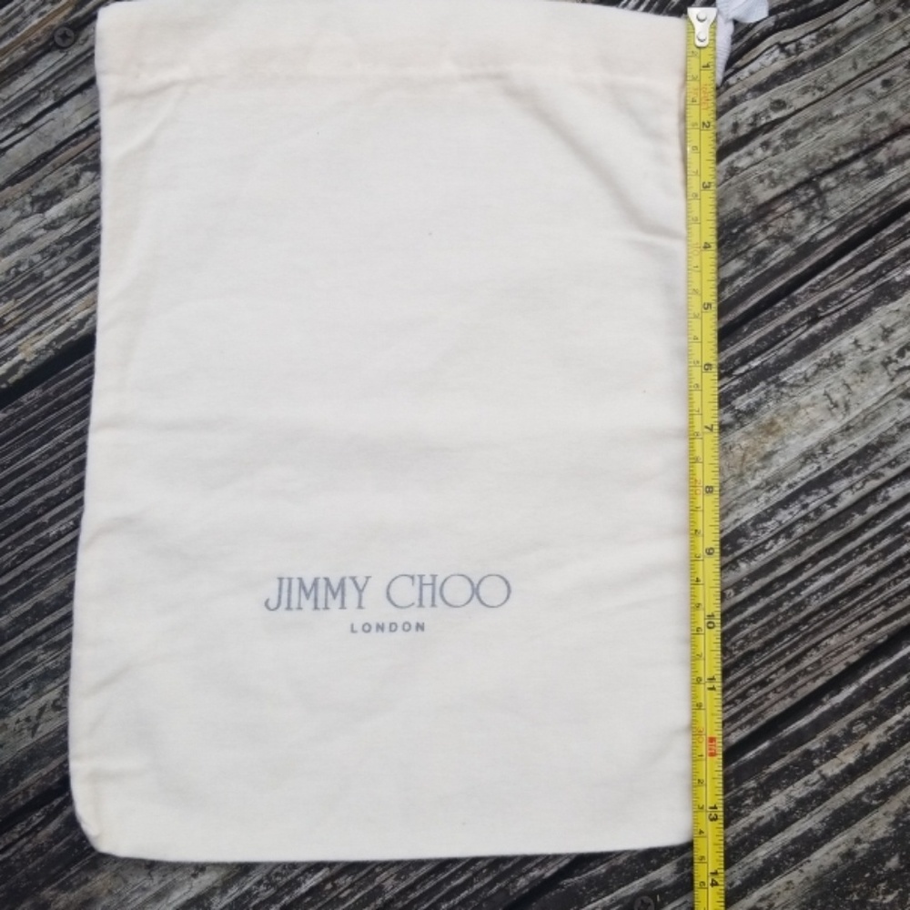 Jimmy Choo flannel drawstring dust bag cover FREE WITH ANY PURCHASE